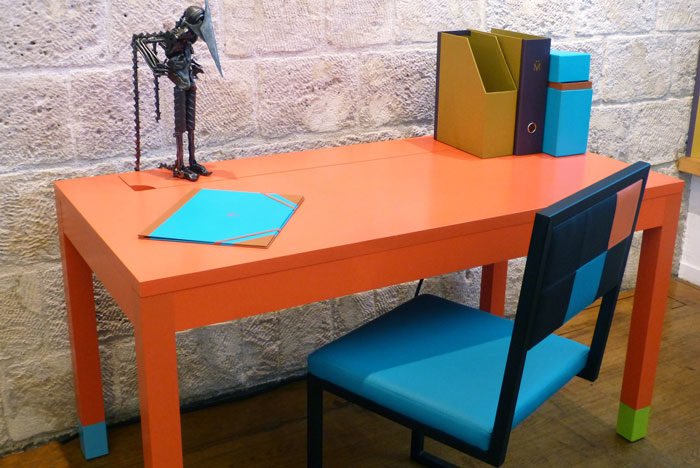 Le bureau design en couleurs Co-Pied - Mobilier Les Pieds Sur La Table
