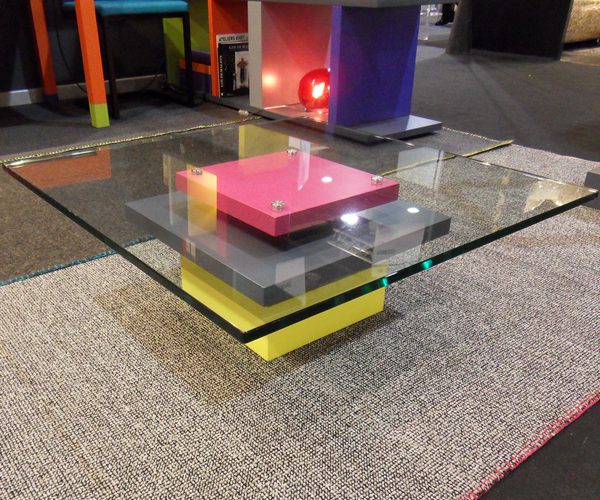 Nouvelle collection de meubles modulables sur mesure et colorés Les Pieds Sur La Table au salon Maison&Objet janvier 2013, créations de meubles, nouvelle table basse Pied-G UNO