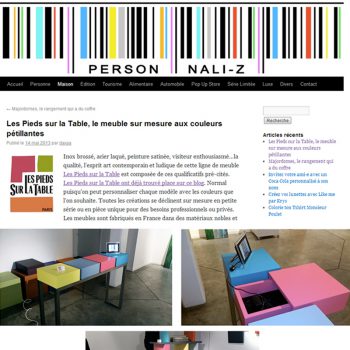 Mobilier design en couleurs blog Personnaliz. Meubles design modulables sur mesure et colorés Les Pieds Sur La Table