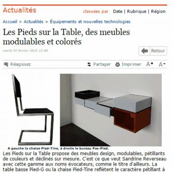 bureau console murale sans Pied et chaise design Pied-Tine Mobilier Les Pieds Sur La Table dans L'hôtellerie Restauration
