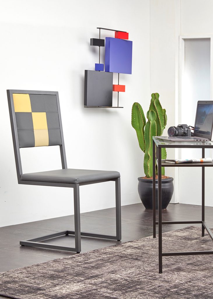chaise de bureau design sur mesure Pied-Tine avec dosseir haut mobilier Les Pieds Sur La Table
