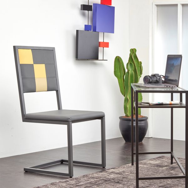 chaise de bureau design moderne sur mesure Pied-Tine avec dosseir haut mobilier Les Pieds Sur La Table