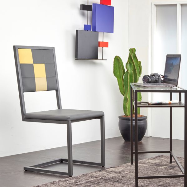 chaise de bureau design moderne sur mesure Pied-Tine avec dosseir haut mobilier Les Pieds Sur La Table