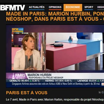 Console design connectée sur BFMTV. Mobilier Les Pieds Sur La Table