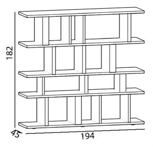 bibliothèque étagère modulable sur mesure Tu Lis Pied mobilier Les Pieds Sur La Table croquis