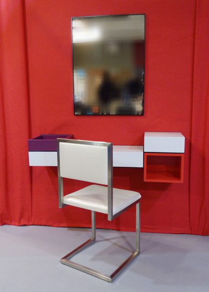 Collection de mobilier pour hotellerie présentée au salon Equiphotel 2014 mobilier design modulable Les Pieds Sur La Table
