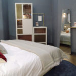 prototype dressing et meuble minibar mobilier chambre hotel, penderie placard, mobilier Les Pieds Sur La Table