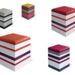 poufs personnalisables en couleurs Group-Pied par Les Pieds Sur La Table