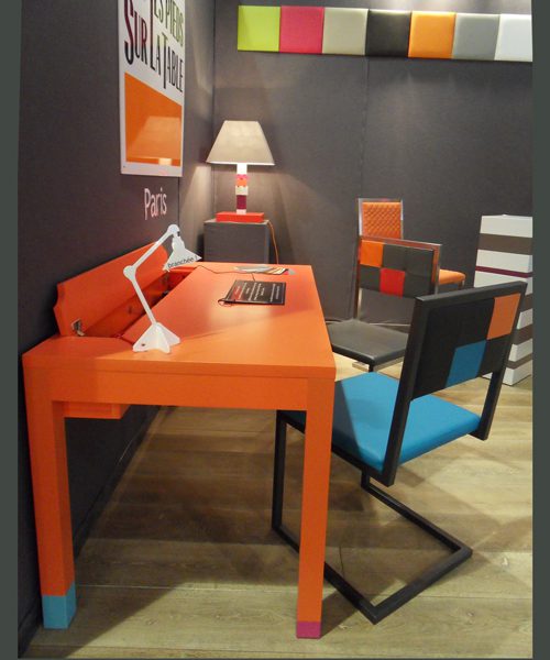 Chaise de bureau Pied-Tine présentée au salon Maison&Objet septembre 2012, Design mobilier Les Pieds Sur La Table